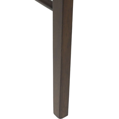 Sedia da pranzo 2 pcs Marrone scuro e Nero | homemem39