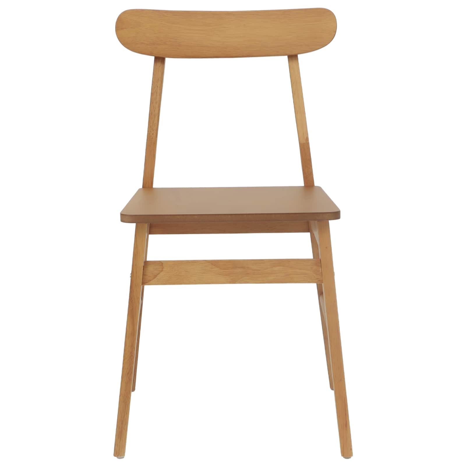 Sedia da pranzo 2 pcs Naturale 43 x 44,5 x 77 cm | homemem39