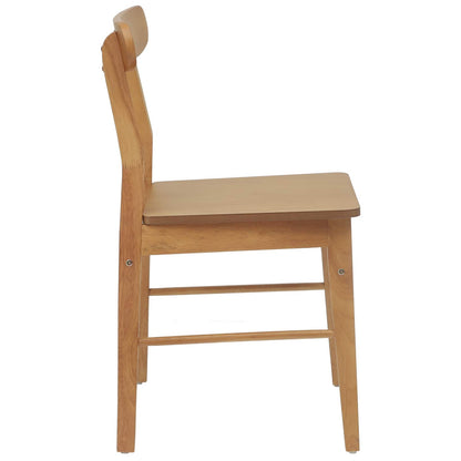 Sedia da pranzo 2 pcs Naturale 43 x 44,5 x 77 cm | homemem39