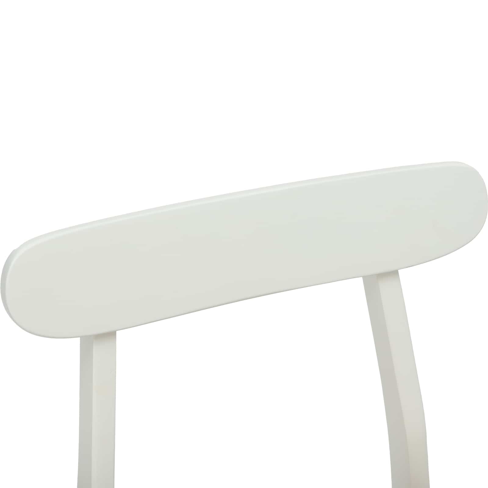 Sedia da pranzo 2 pcs Bianco e Naturale 43 x 44,5 x 77 cm | homemem39