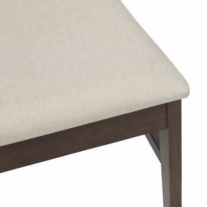 Sedia da pranzo 2 pcs Marrone chiaro e chiaro | homemem39