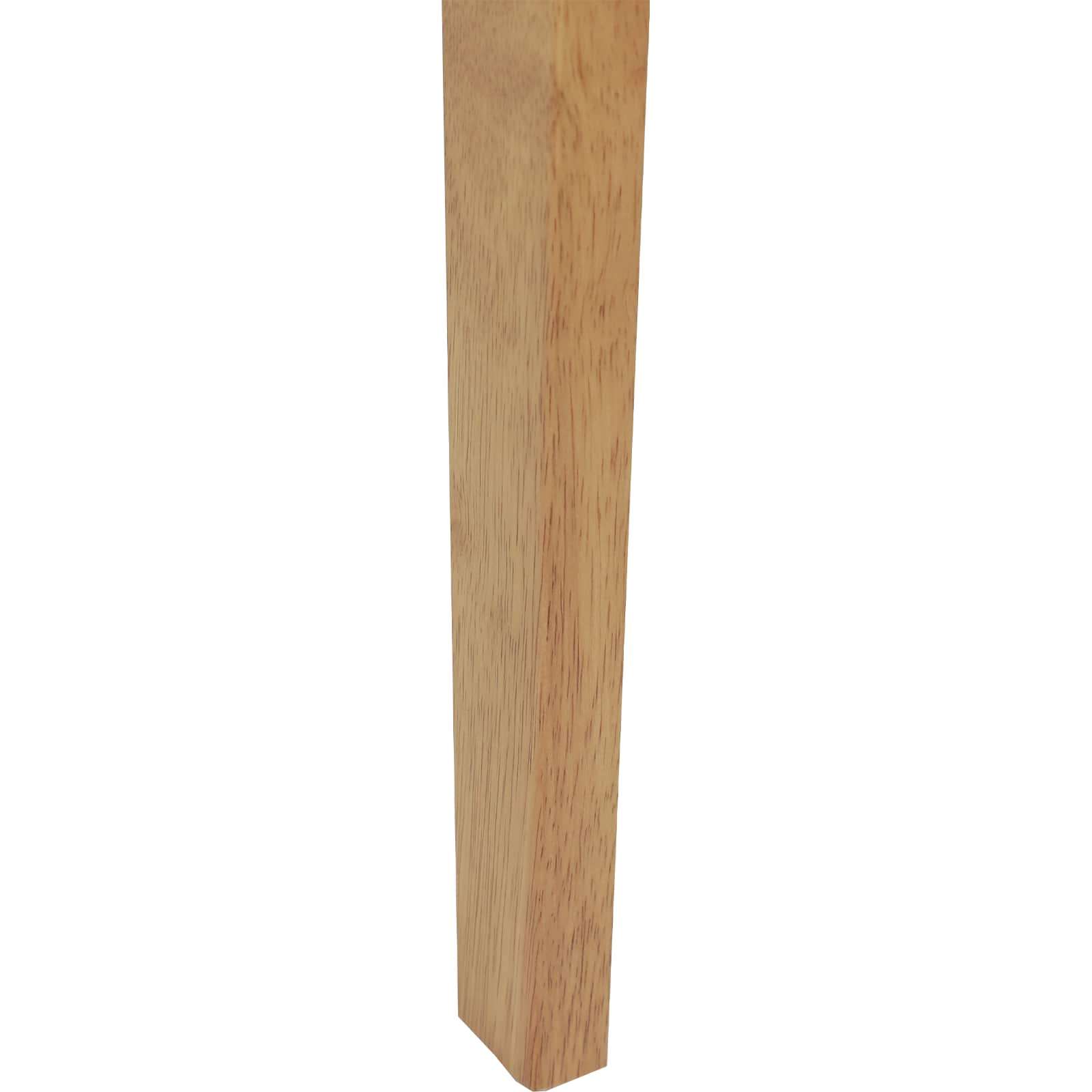 Sedia da pranzo 2 pcs Naturale e chiaro Legno di gomma solido | homemem39