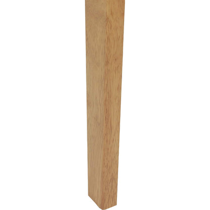 Sedia da pranzo 2 pcs Naturale e chiaro Legno di gomma solido | homemem39