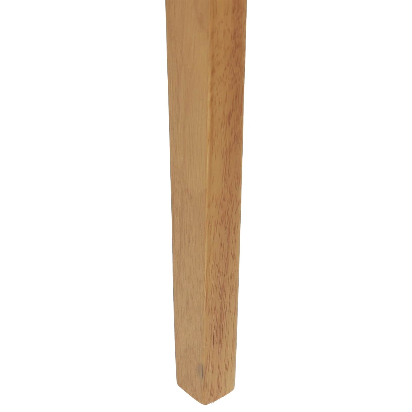 Sedia da pranzo 2 pcs Naturale e chiaro Legno di gomma solido | homemem39