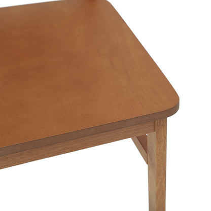 Sedia da pranzo 2 pcs Naturale Legno di gomma solido