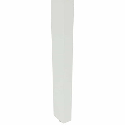 Sedia da pranzo 2 pcs Bianco e Grigio Legno di gomma solido | homemem39