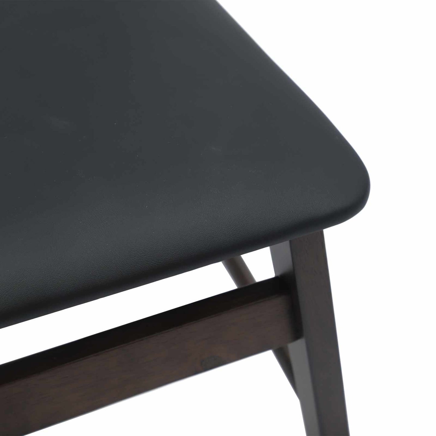 Sedia da pranzo 2 pcs Marrone chiaro e nero | homemem39