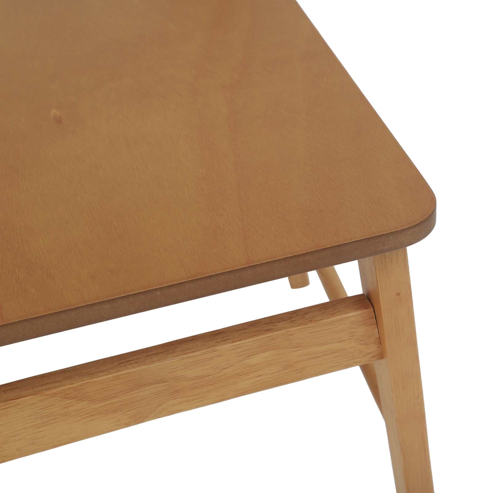 Sedia da pranzo 2 pcs Naturale Legno di gomma solido | homemem39