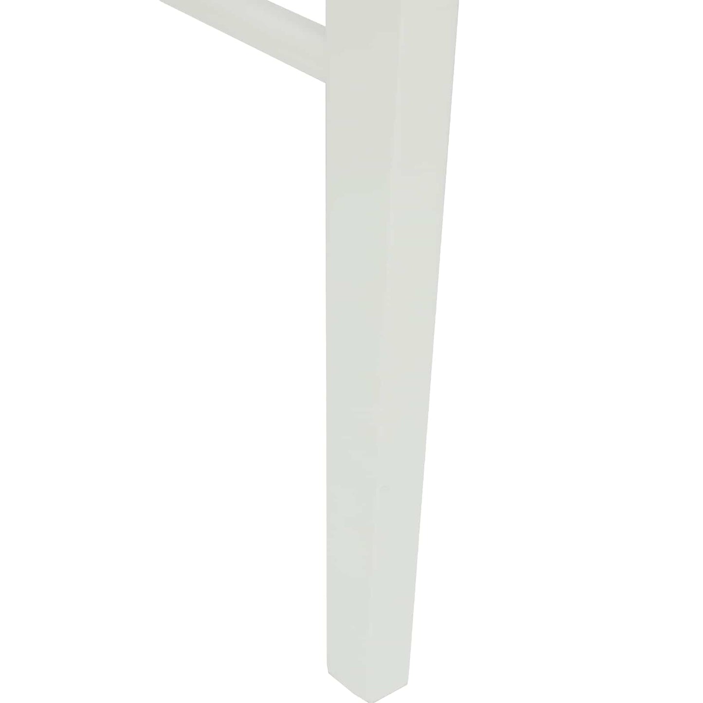 Sedia da pranzo 2 pcs Bianco e marrone Legno di gomma solido | homemem39