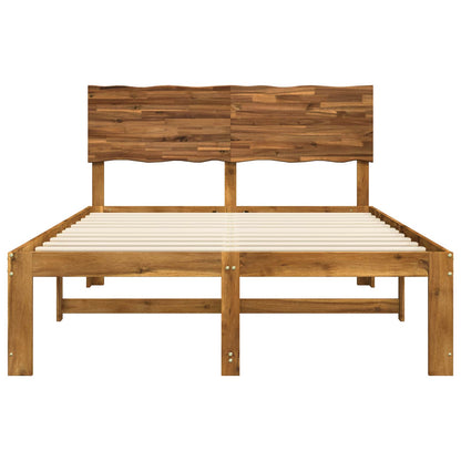 Letto matrimoniale con testiera ROSTOCK Naturale 135 x 190 cm | homemem39