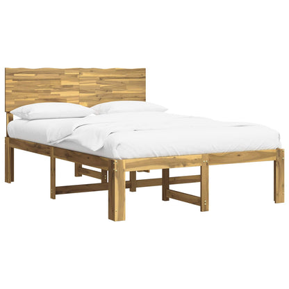 Letto matrimoniale con testiera ROSTOCK Bianco 135 x 190 cm
