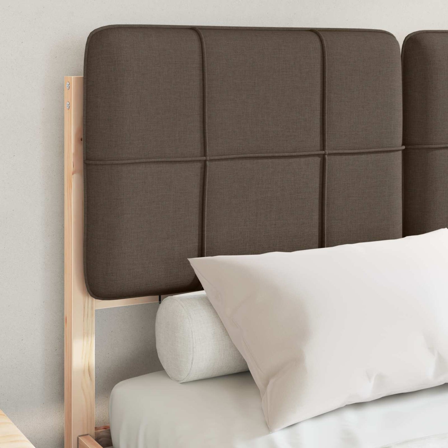 Letto con Testiera Rivestita Talpa 120 x 200 cm Pino massello | homemem39