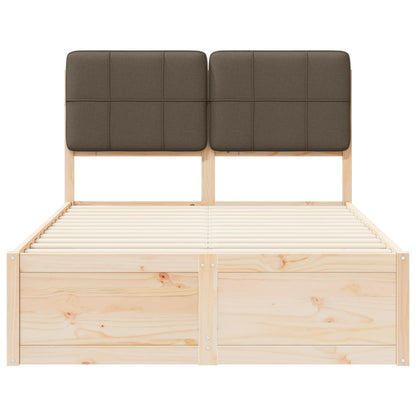 Letto con Testiera Rivestita Talpa 120 x 200 cm Pino massello | homemem39
