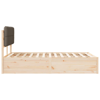 Letto con Testiera Rivestita Talpa 120 x 200 cm Pino massello | homemem39