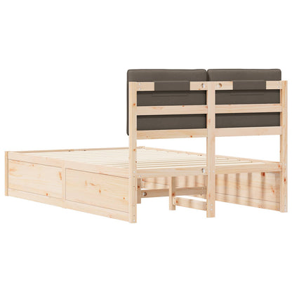 Letto con Testiera Rivestita Talpa 120 x 190 cm Pino massello | homemem39