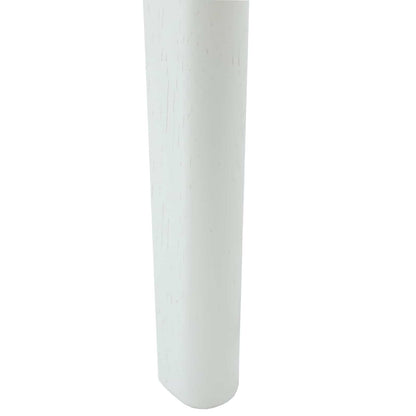 Sedia da pranzo 2 pcs Bianco Legno di gomma massiccio | homemem39