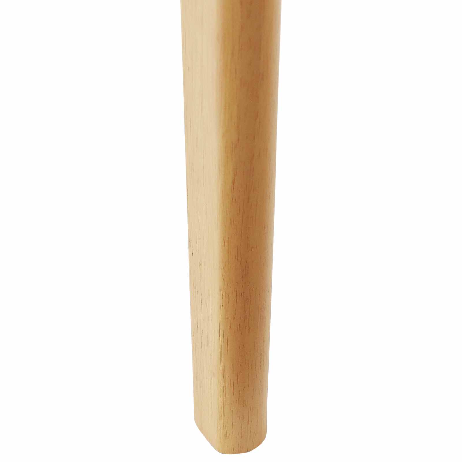 Sedia da pranzo 2 pcs Naturale e chiaro Legno di gomma solido | homemem39