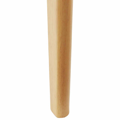 Sedia da pranzo 2 pcs Naturale e chiaro Legno di gomma solido | homemem39