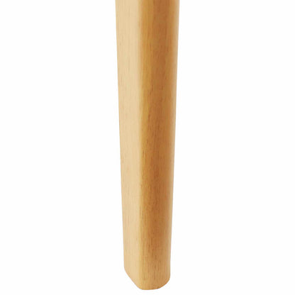Sedia da pranzo 2 pcs Naturale Legno di gomma solido | homemem39