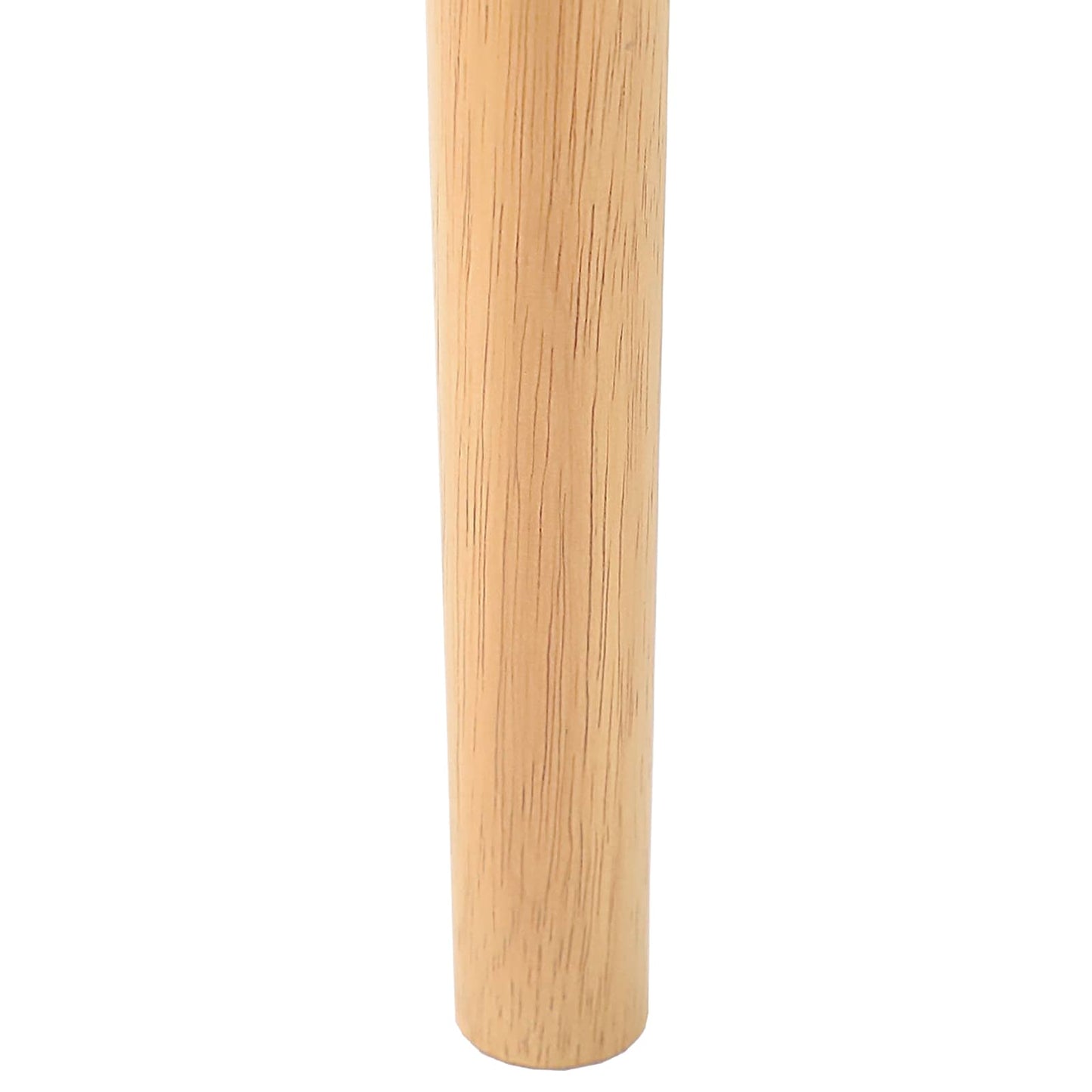 Sedia da pranzo 2 pcs Naturale e chiaro Legno di gomma solido | homemem39