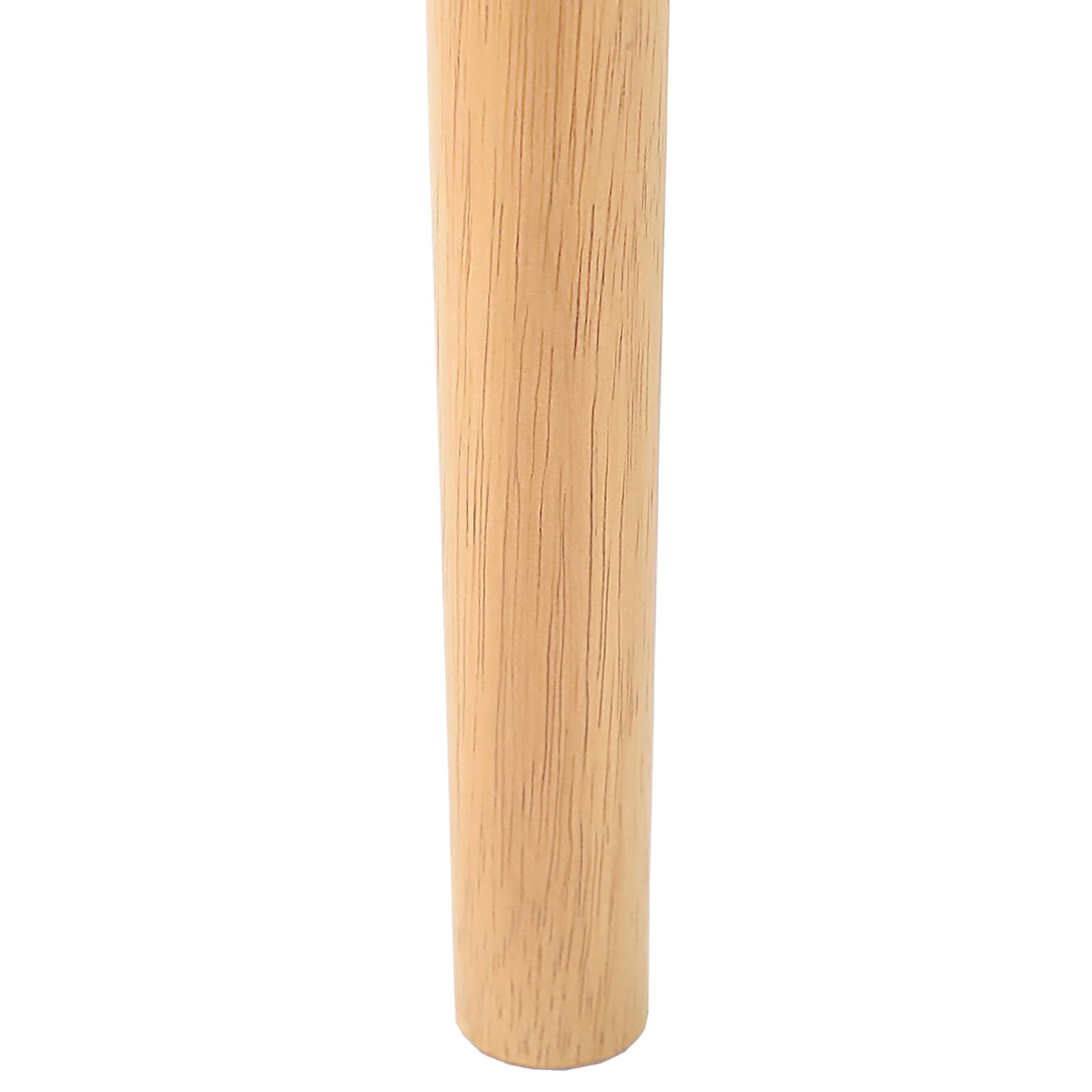 Sedia da pranzo 2 pcs Naturale e chiaro Legno di gomma solido | homemem39