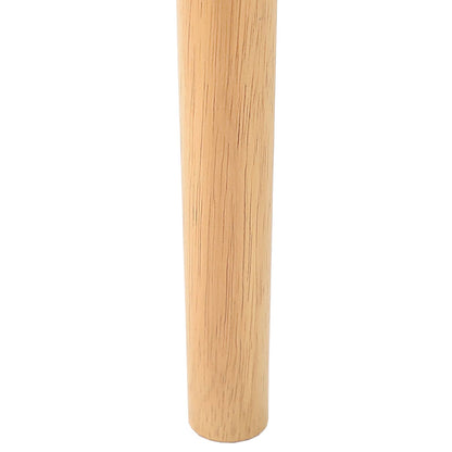 Sedia da pranzo 2 pcs Naturale e chiaro Legno di gomma solido | homemem39