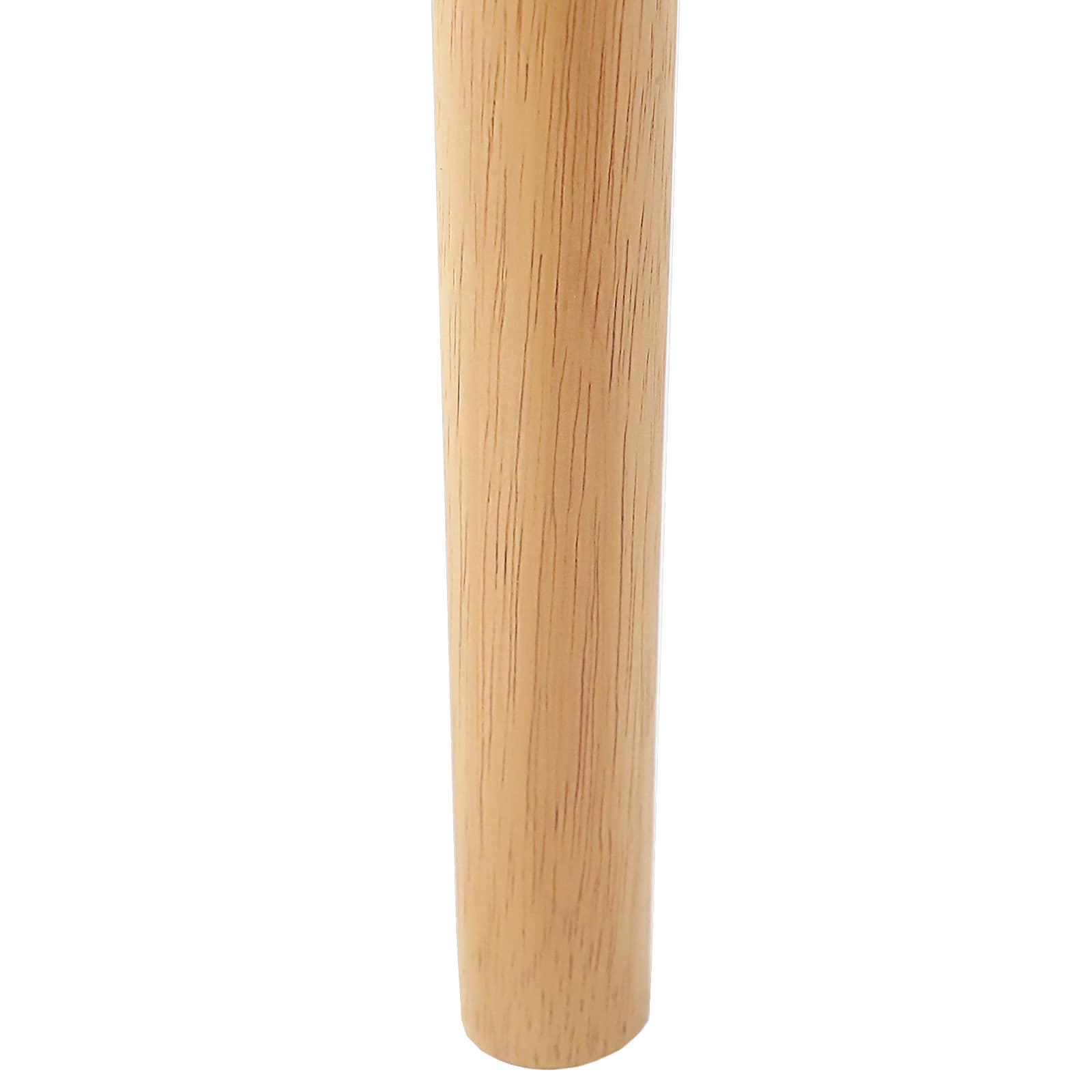 Sedia da pranzo 2 pcs Naturale Legno di gomma solido | homemem39