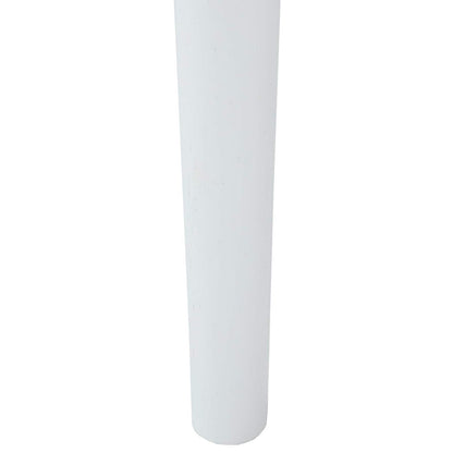 Sedia da pranzo 2 pcs Bianco e Bianco Legno di gomma solido | homemem39