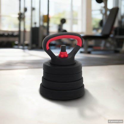 Set di manubri 4-in-1 20 kg Nero e Rosso | homemem39