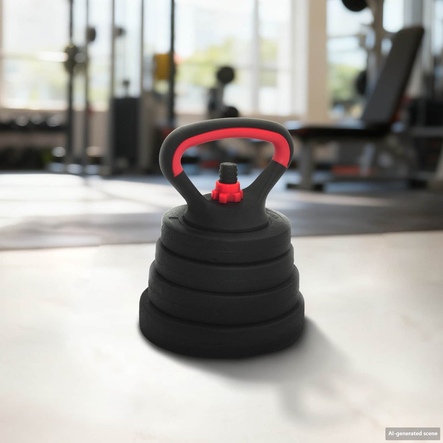 Set di manubri, bilancieri e kettlebell 4 in 1 30 kg | homemem39