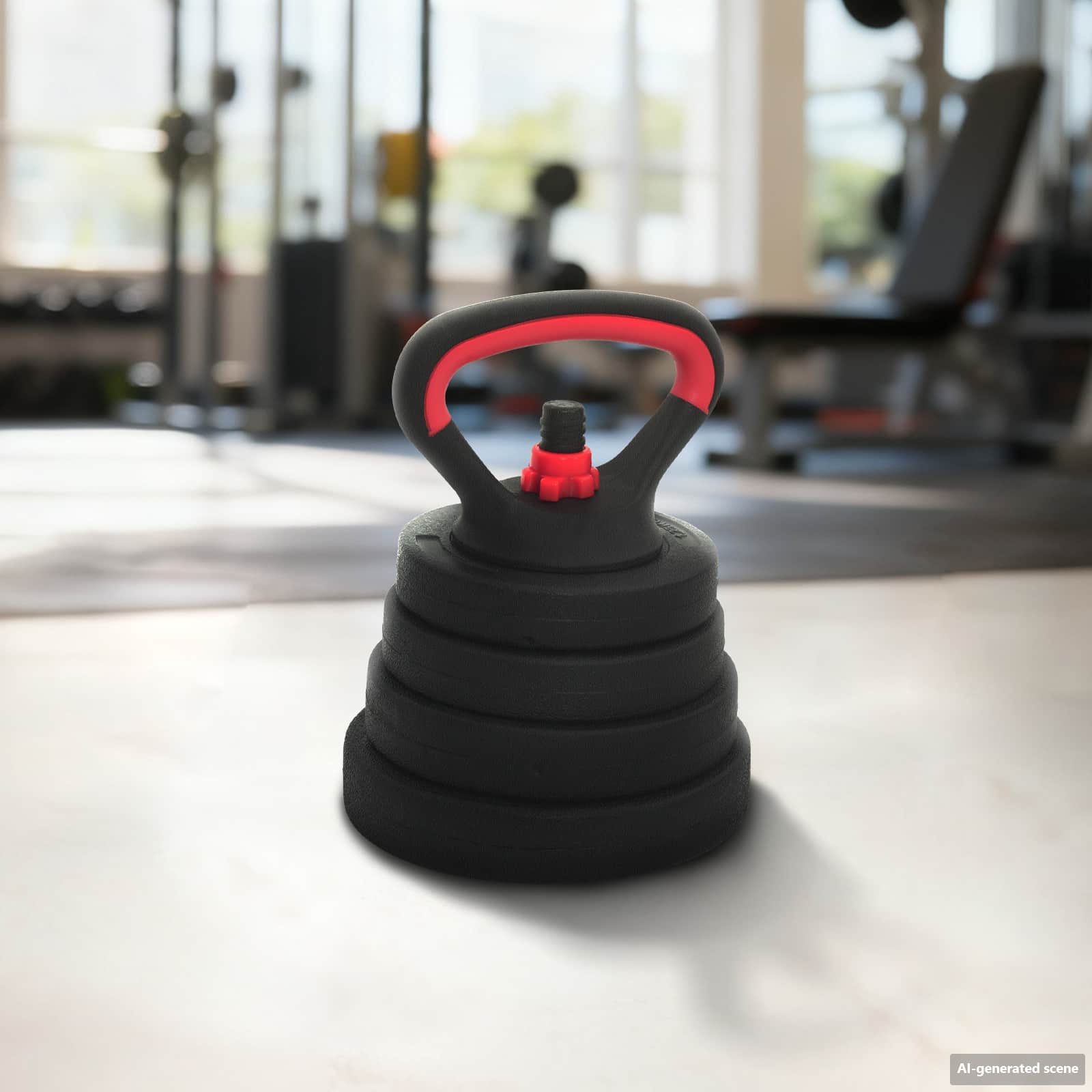 Set di manubri, bilancieri e kettlebell 4 in 1 30 kg | homemem39