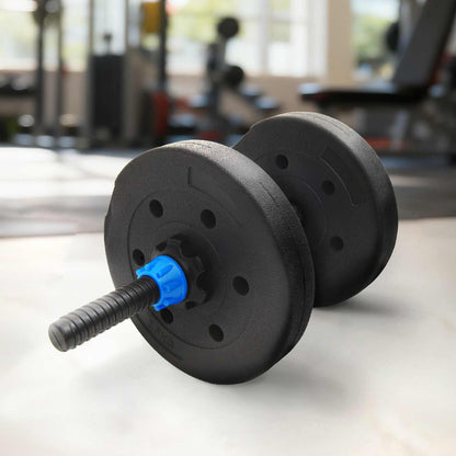 Piastre di Peso 4 pcs Nero Ø 21.5 x 3.8 cm