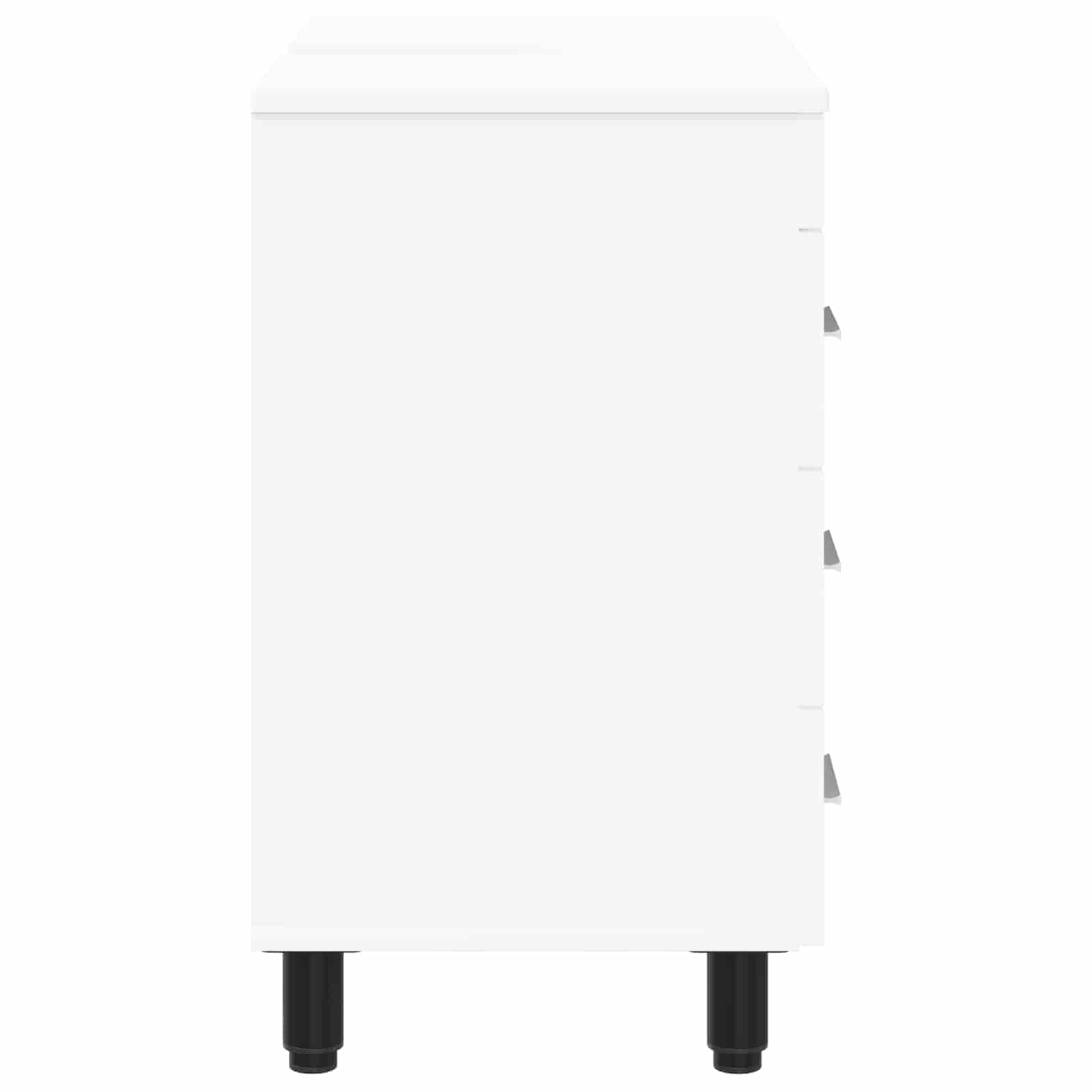 Mobiletto da bagno Bianco 60 x 35 x 60 cm Legno ingegnerizzato | homemem39