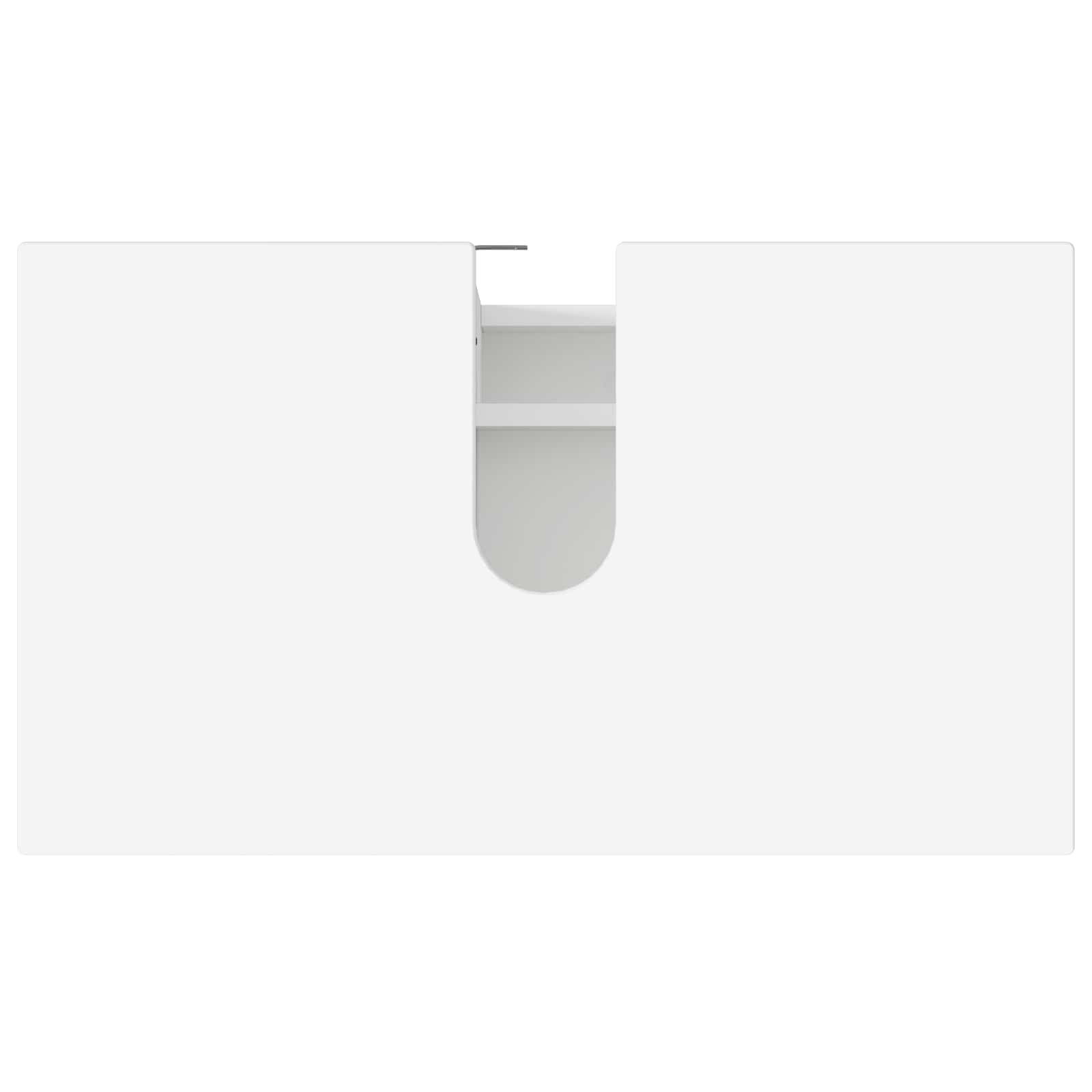 Mobiletto da bagno Bianco 60 x 35 x 60 cm Legno ingegnerizzato | homemem39