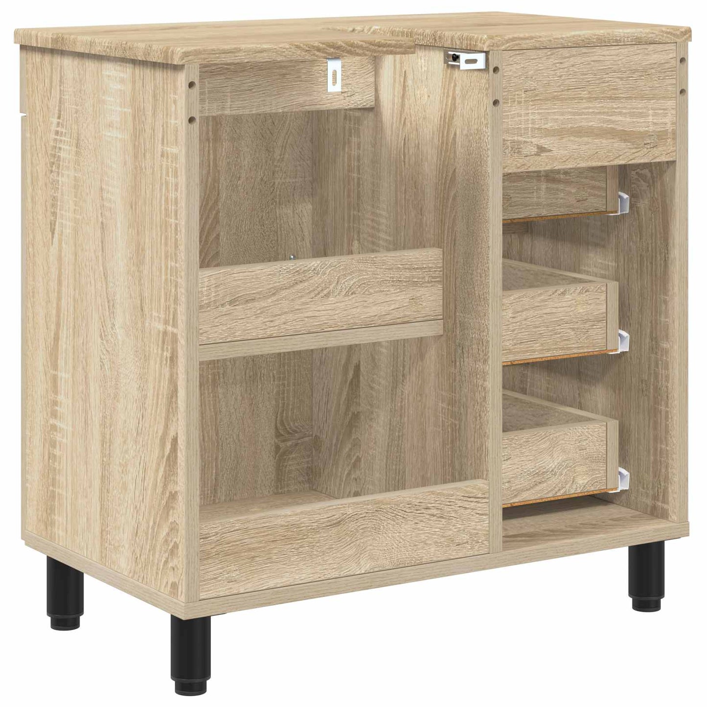 Mobiletto da bagno Rovere Sonoma 60 x 35 x 60 cm | homemem39