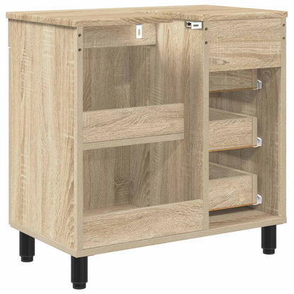 Mobiletto da bagno Rovere Sonoma 60 x 35 x 60 cm