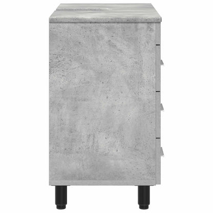 Mobiletto da bagno Grigio Cemento 60 x 35 x 60 cm | homemem39
