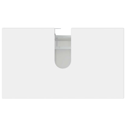 Mobiletto da bagno Bianco Lucido 60 x 35 x 60 cm