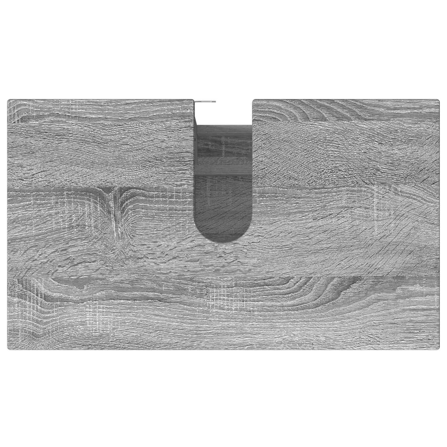 Mobiletto da bagno Sonoma grigio 60 x 35 x 60 cm