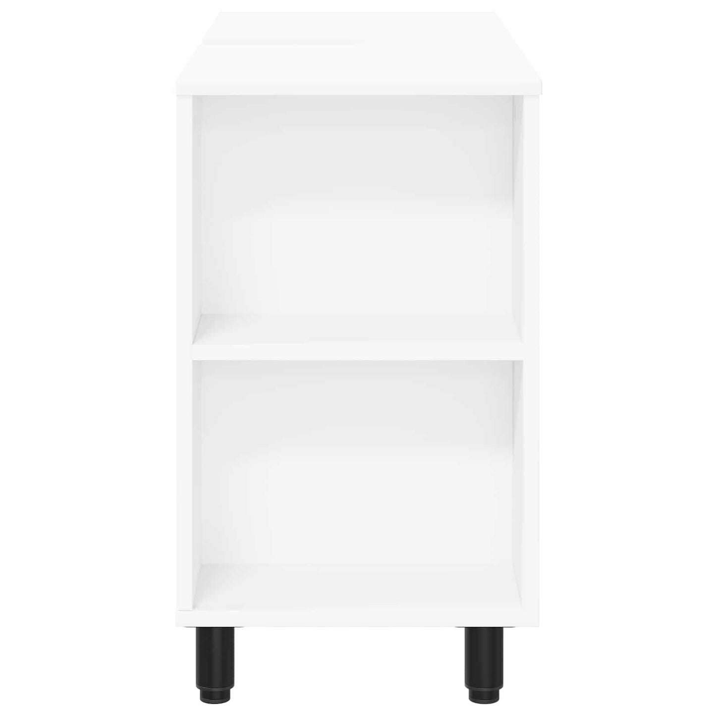 Mobiletto da bagno Bianco 80 x 35 x 60 cm Legno ingegnerizzato | homemem39