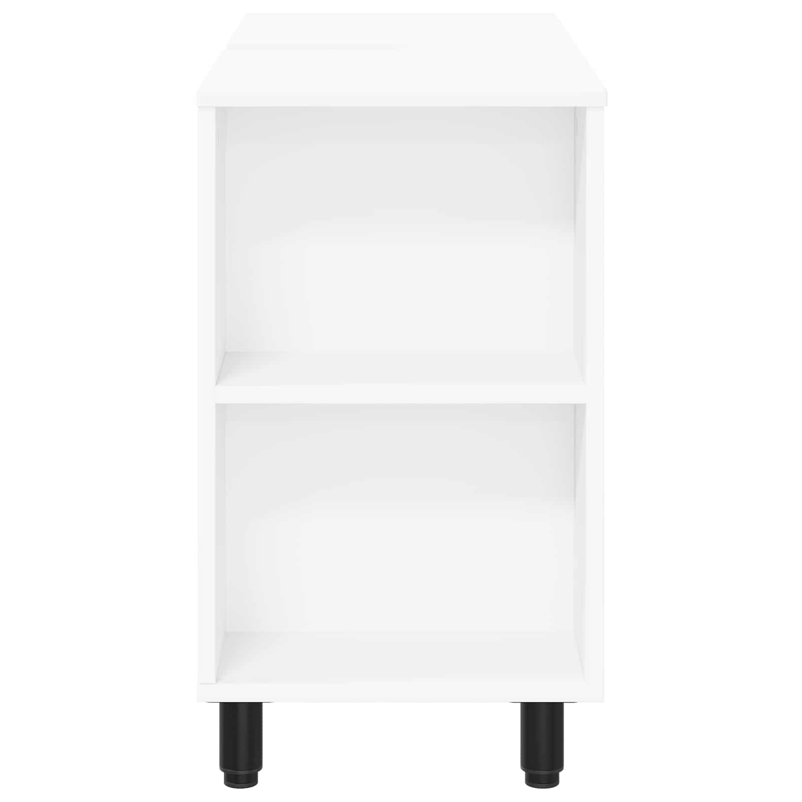 Mobiletto da bagno Bianco 80 x 35 x 60 cm Legno ingegnerizzato | homemem39