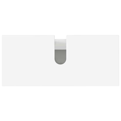 Mobiletto da bagno Bianco 80 x 35 x 60 cm Legno ingegnerizzato | homemem39