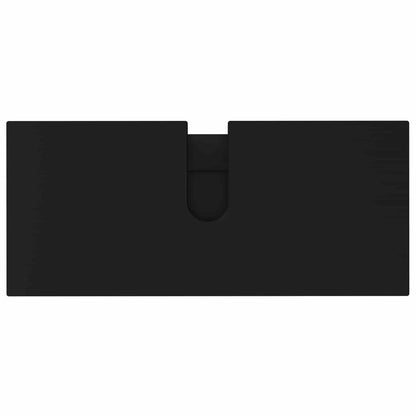 Mobiletto da bagno Nero 80 x 35 x 60 cm Legno ingegnerizzato | homemem39