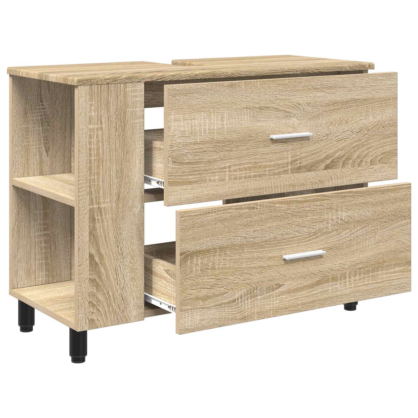 Mobiletto da bagno Rovere Sonoma 80 x 35 x 60 cm