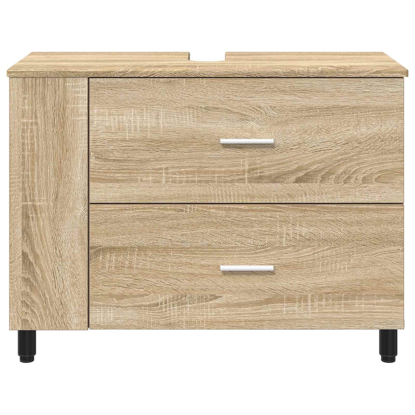 Mobiletto da bagno Rovere Sonoma 80 x 35 x 60 cm