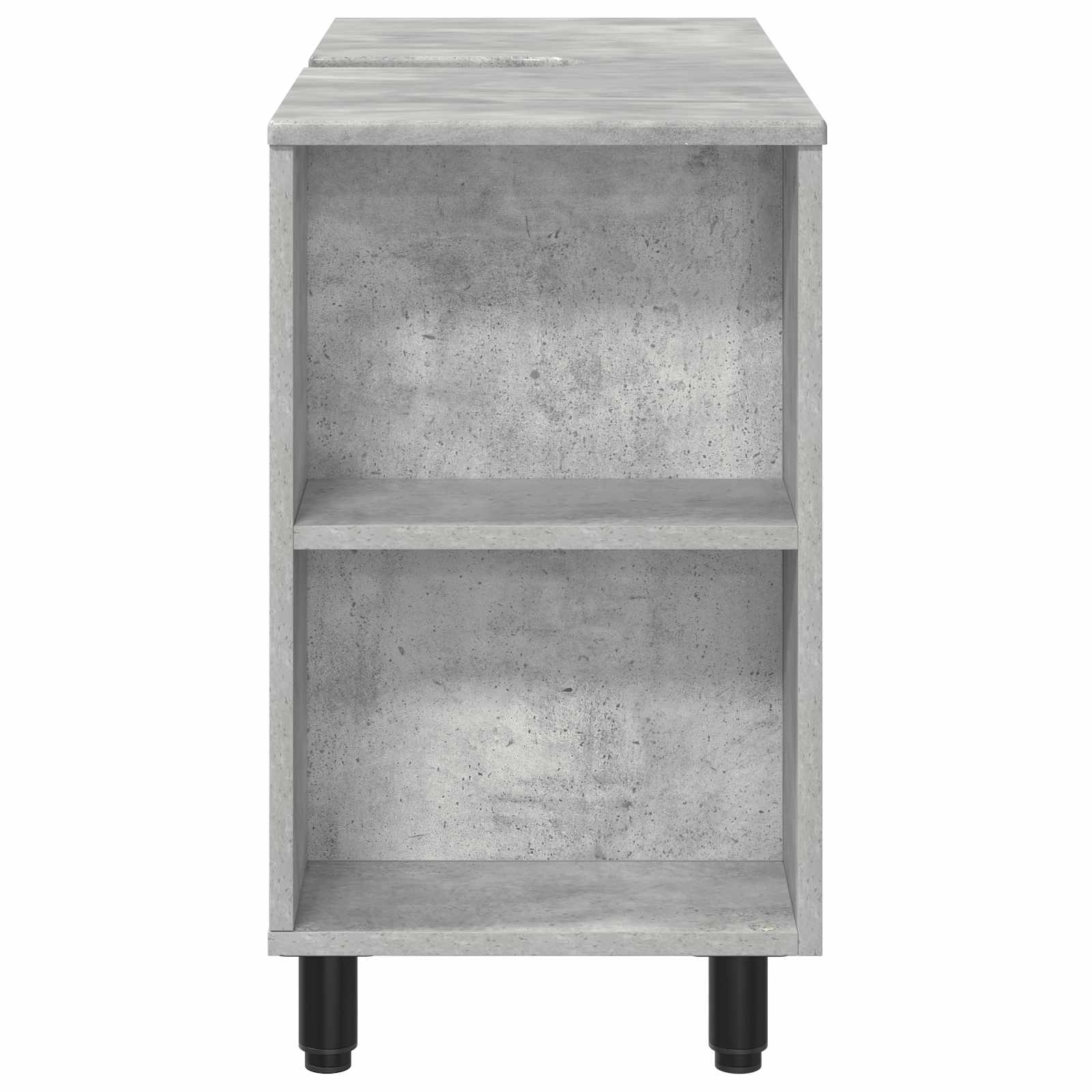 Mobiletto da bagno Grigio Cemento 80 x 35 x 60 cm | homemem39
