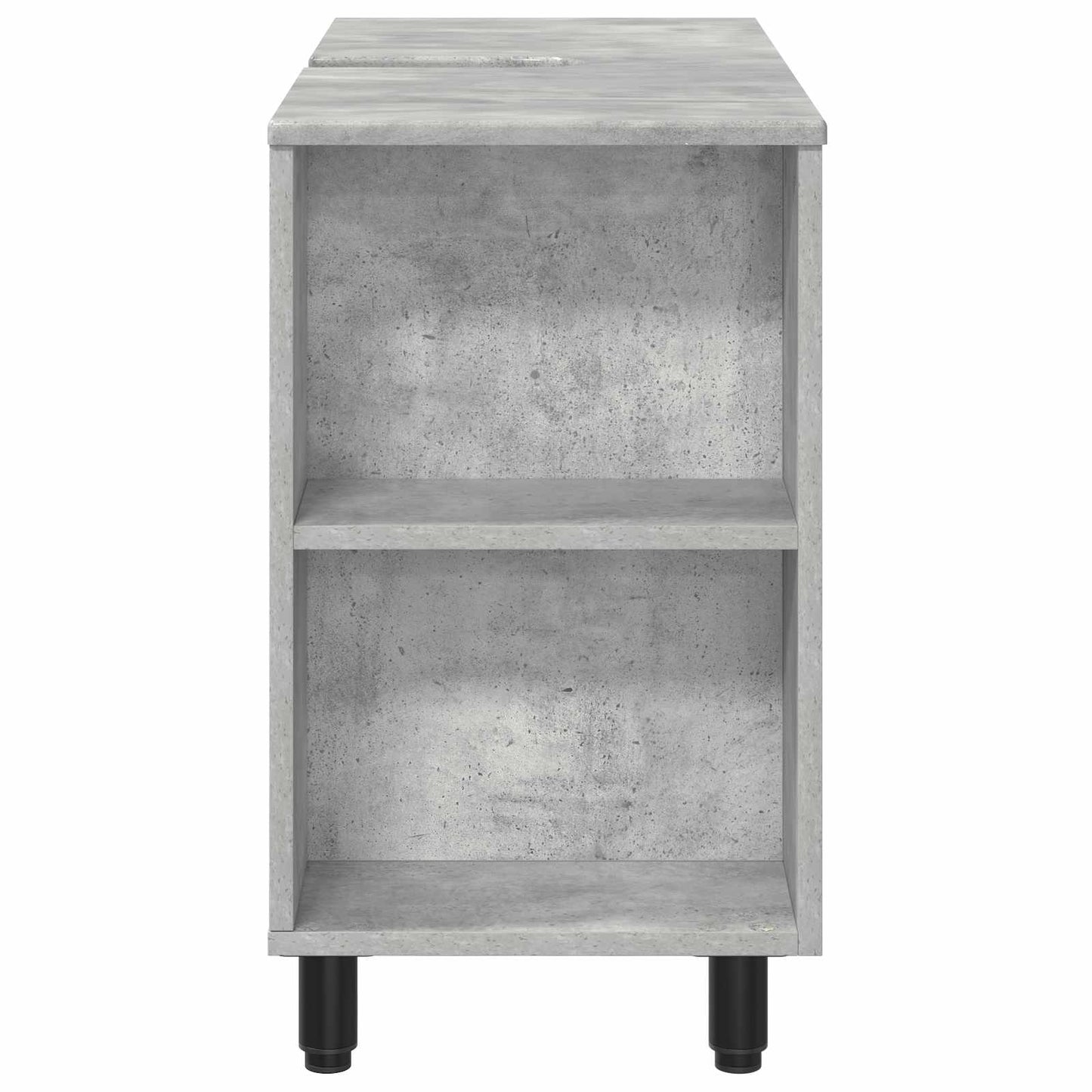 Mobiletto da bagno Grigio Cemento 80 x 35 x 60 cm