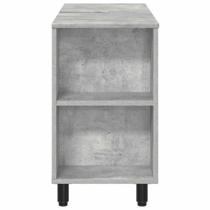 Mobiletto da bagno Grigio Cemento 80 x 35 x 60 cm