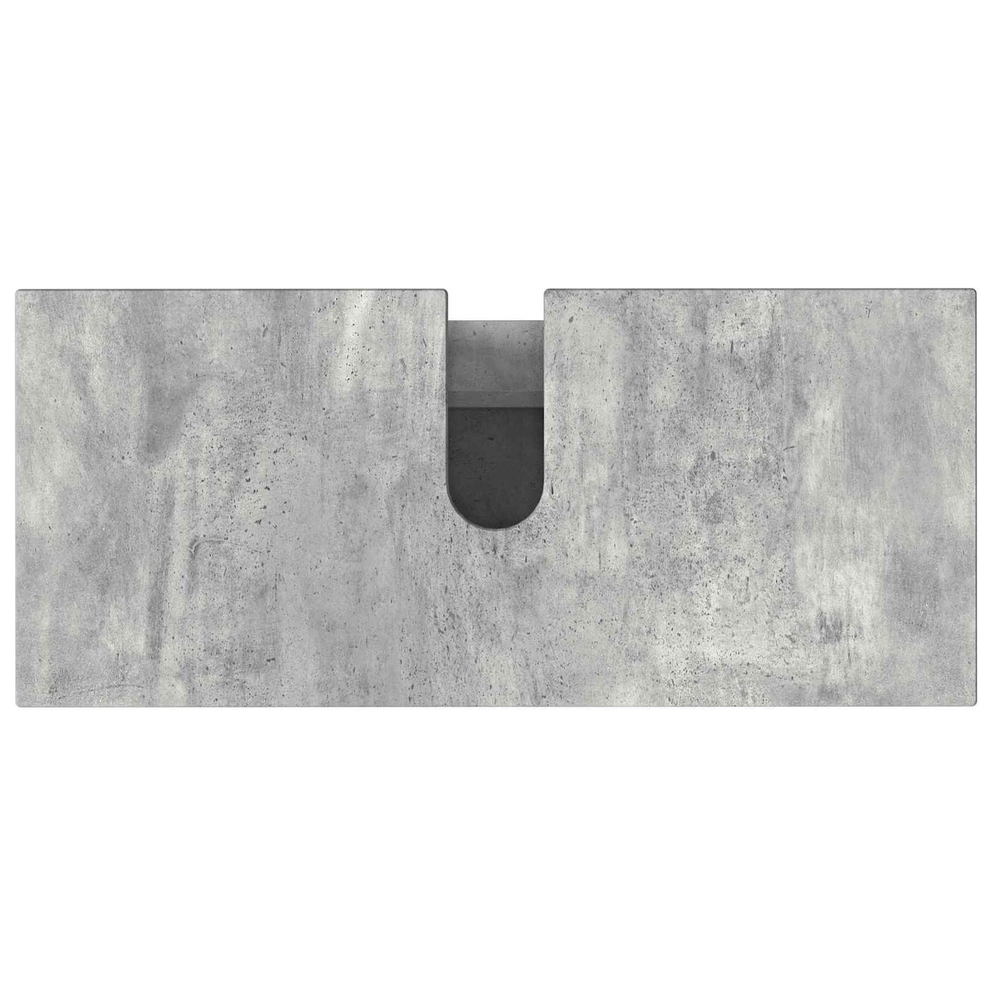 Mobiletto da bagno Grigio Cemento 80 x 35 x 60 cm