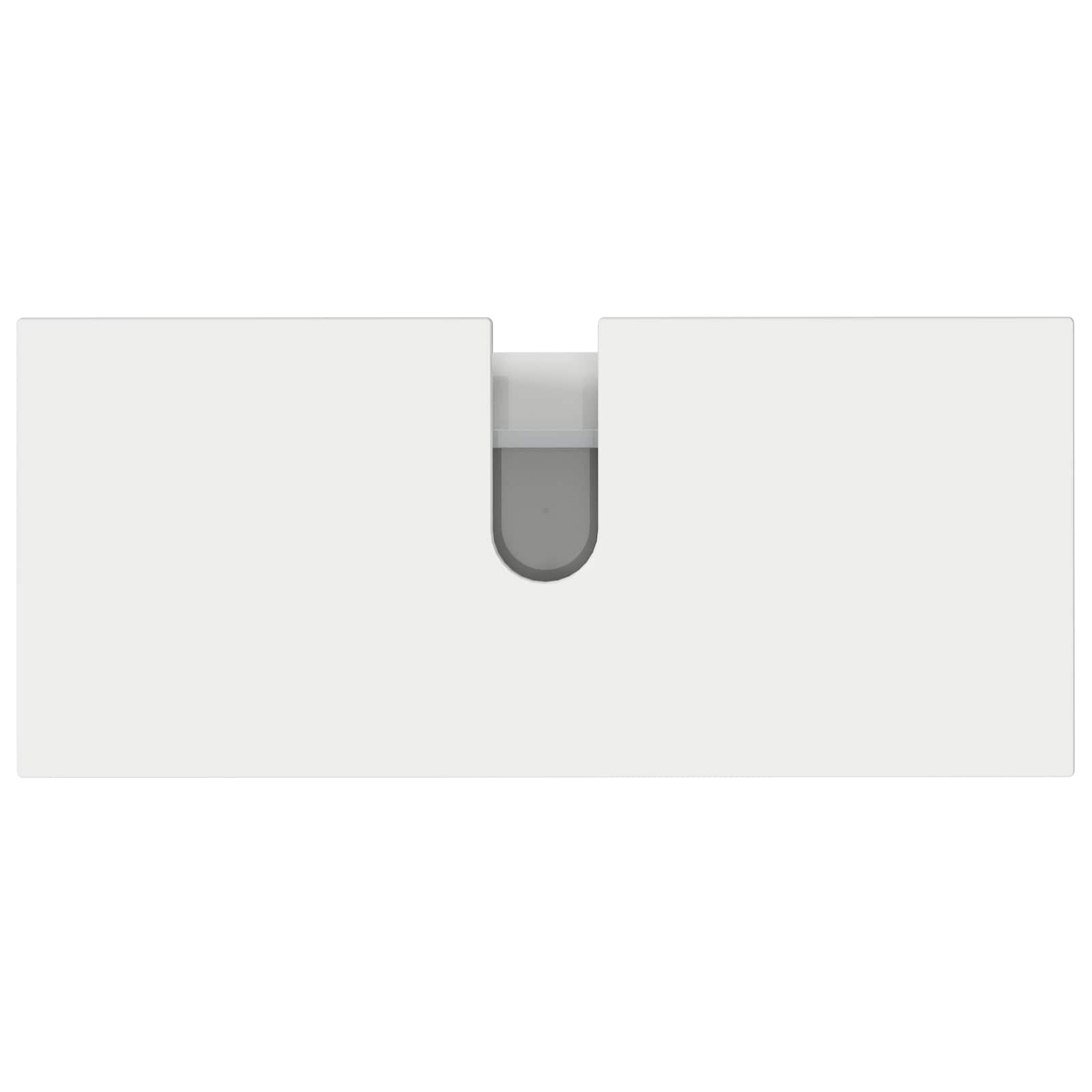 Mobiletto da bagno Bianco Lucido 80 x 35 x 60 cm | homemem39